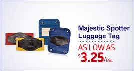 Majestic Spotter Personalized Luggage Tag