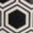 Hexagon Black/White
