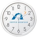 Promotional Silver Plated Promotional Wall Clock - 11