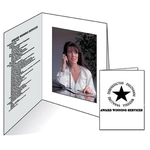 Promotional Card Stock Custom Imprinted Photo Frame Greeting Card - 3.5