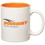 Promotional Two-Tone Promotional Ceramic Mug - 11 oz. with Logo