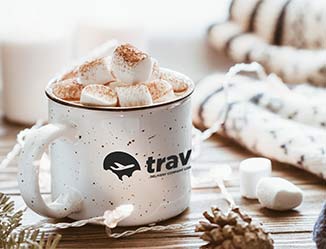 Logo mug of hot cocoa